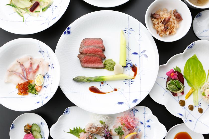 [Best Rate] [Ryuguden Kaiseki] Enjoy Kaiseki cuisine with Royal Copenhagen tableware