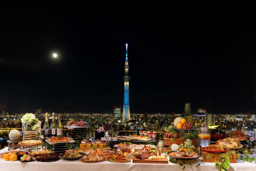 【ホテル＆ディナー】ホテル人気レストラン「スカイグリルブッフェ武藏」ブッフェディナー付＜夕食19：30～＞