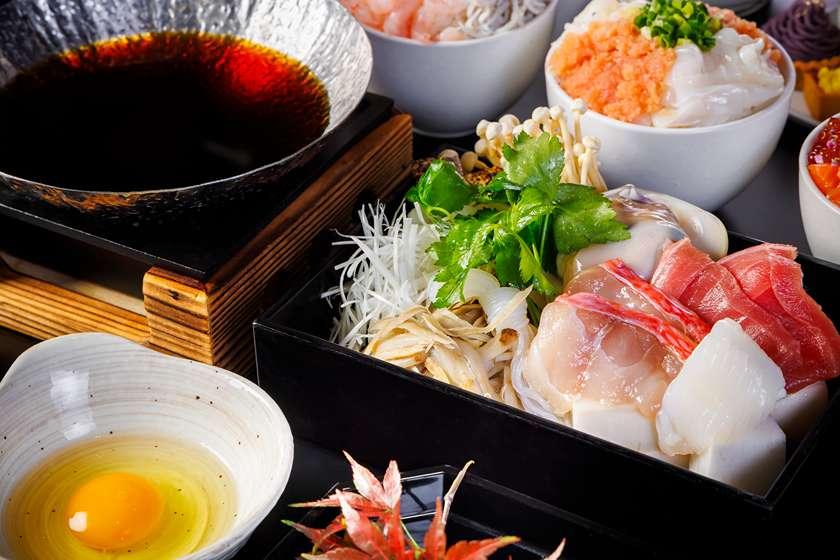 [Luxury special kaiseki course & meal/dessert buffet] Delicious dinner with abalone and spiny lobster <second half> and Japanese/Western buffet breakfast