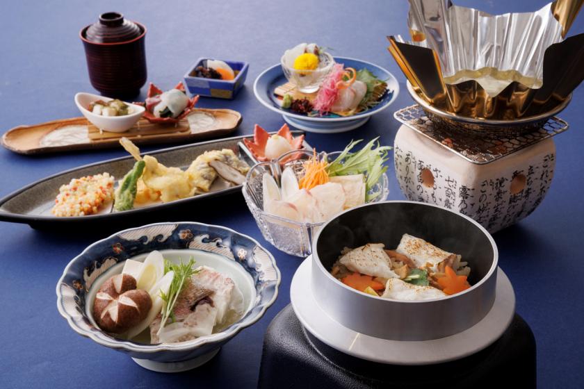 ２食付プラン　夕食は瀬戸内の鯛を満喫する「鯛尽くし御膳」＆朝食付