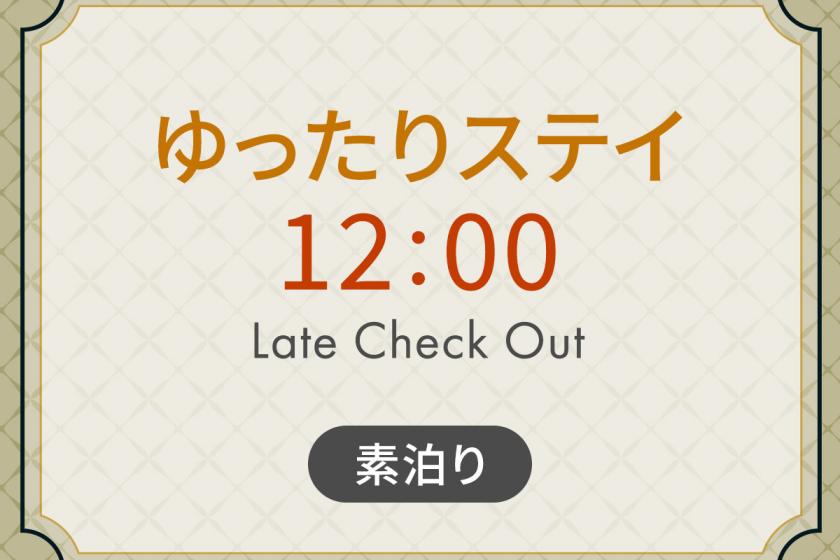 ゆったりステイ　12：00アウトプラン　《 素泊り 》 