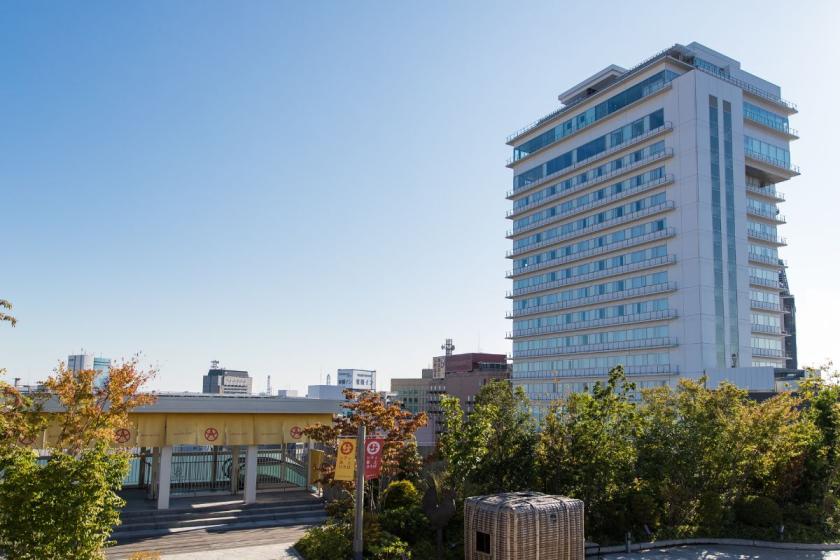 [Advance payment only] <No meals> Enjoy an overwhelming sense of freedom in the "Tenkuu Open-Air Bath" 80 meters above ground