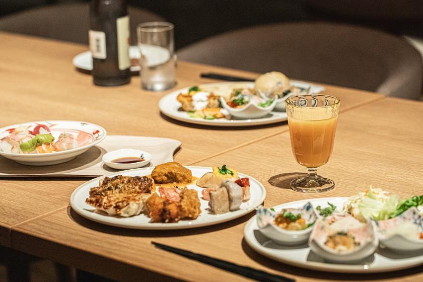 湖を一望するレストランでご当地鰻飯や浜松餃子を堪能！地中海料理＆和食ブッフェ2食付／17:30