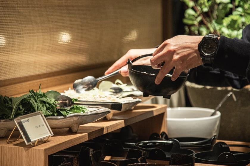 ＜金・日曜限定特典＞売店10％OFF券＆60分飲み放題付！1泊2食ブッフェプラン／19:15