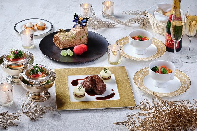 【クリスマス2025】スターライトクリスマス★彡クリスマスケーキ＆スパークリングワイン＆お部屋でのスペシャルディナーを堪能♪（夕食付き）