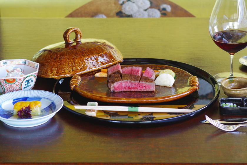 ～上質な黒毛和牛を味わう～「国産黒毛和牛のフィレステーキ」をメインとしたコース仕立ての夕食とこだわりの朝食付き