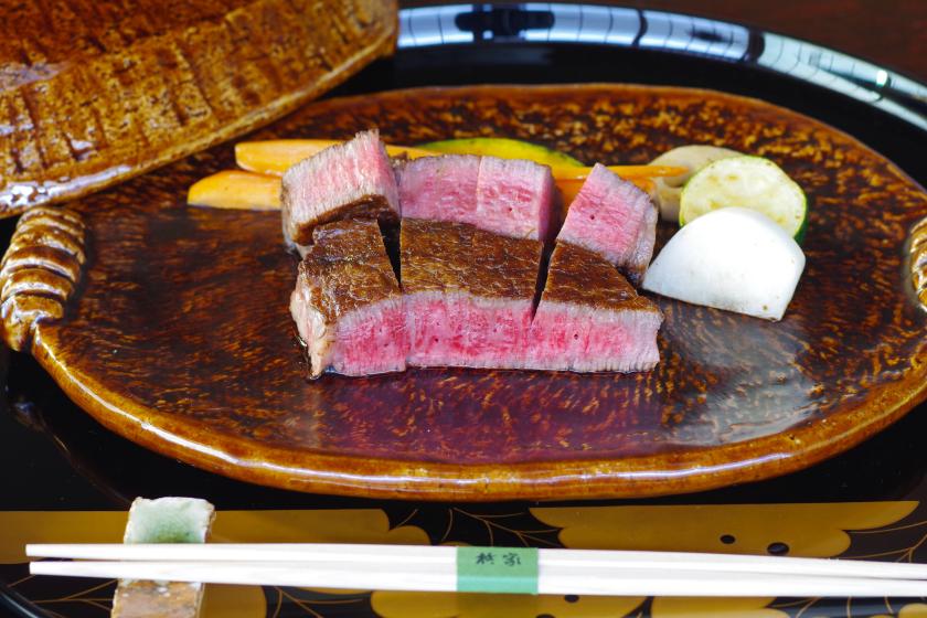 ～上質な黒毛和牛を味わう～「国産黒毛和牛のフィレステーキ」をメインとしたコース仕立ての夕食とこだわりの朝食付き