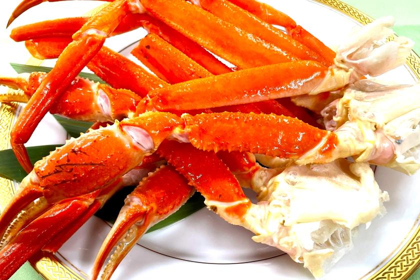 [The height of luxury] Hot springs and crab! A special banquet with snow crab to brighten up an unforgettable evening ◇Website benefits◇ Includes a voucher for use within the hotel (500 yen)