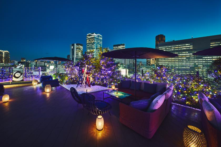 Enjoy the winter illuminations on the rooftop terrace overlooking Shibuya [Receive a 5,000 yen restaurant credit]