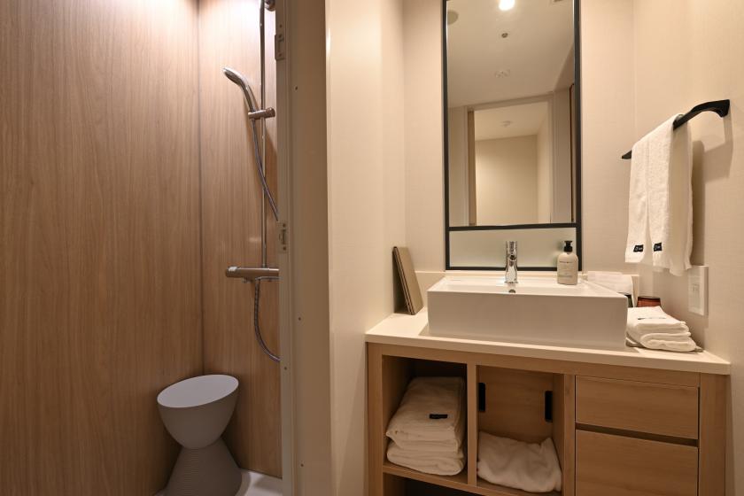 [Tourist room] Twin bed/Unit shower/28 square meters/Non-smoking