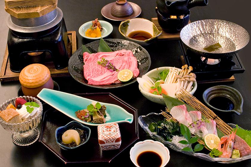 鯛と黒毛和牛のしゃぶしゃぶ会席プラン