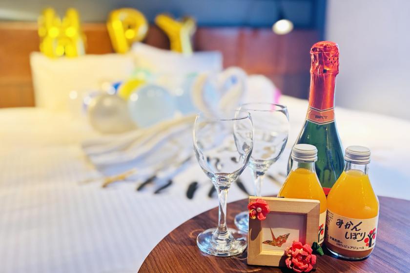 [For celebrating an anniversary] Anniversary plan in a room with a king-size bed ◇ Breakfast included ◇