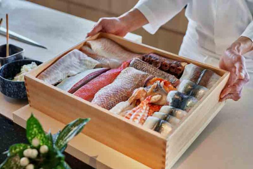 A plan to enjoy the chef's carefully selected "sushi" <includes dinner and breakfast>