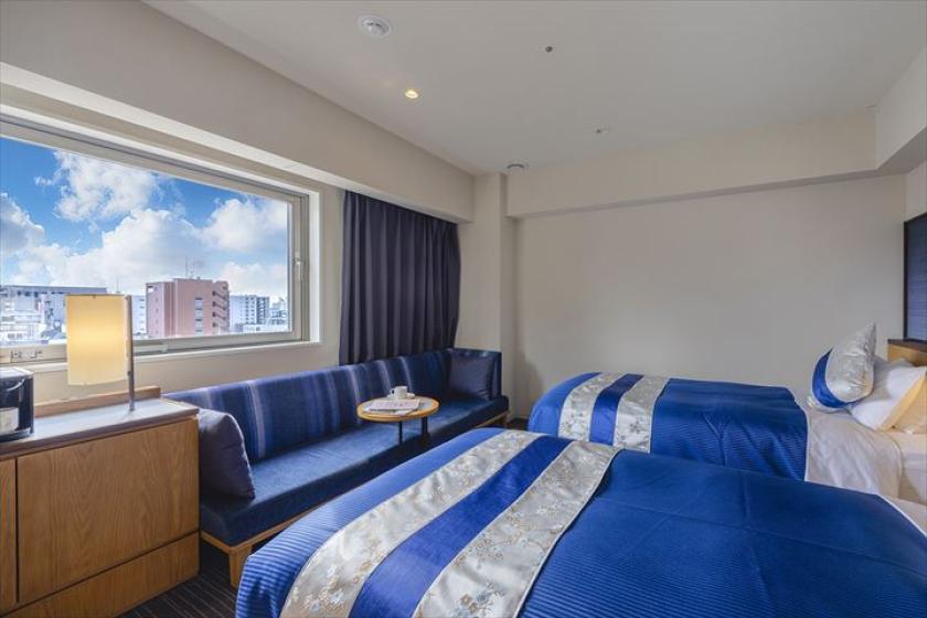 ・■Top floor premium twin room■Non-smoking／Airdog・ReFa available