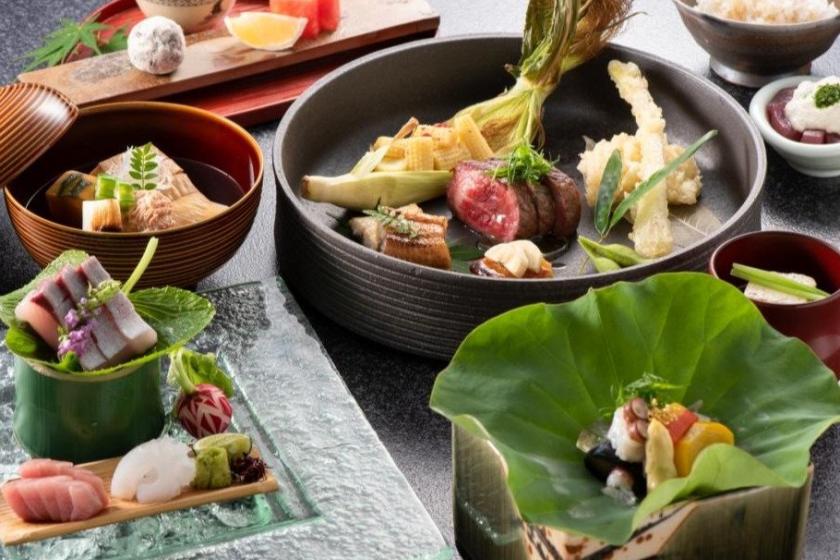 【懐石料理／スタンダード／舞】日本料理の匠「岡本料理長」が織りなす究極の出汁への想い＜夕朝食＞