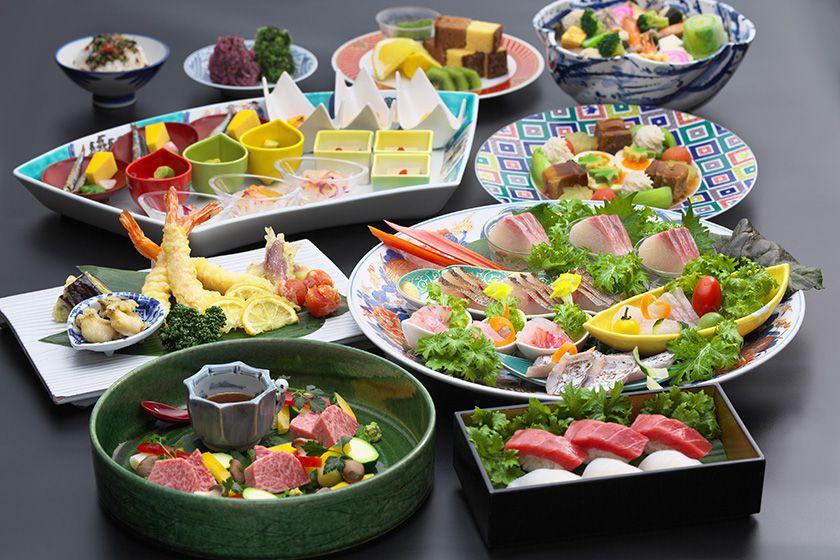 【卓袱最上級】特鮮卓袱プラン　新鮮魚介七種　長崎和牛　鮑≪6～8月≫