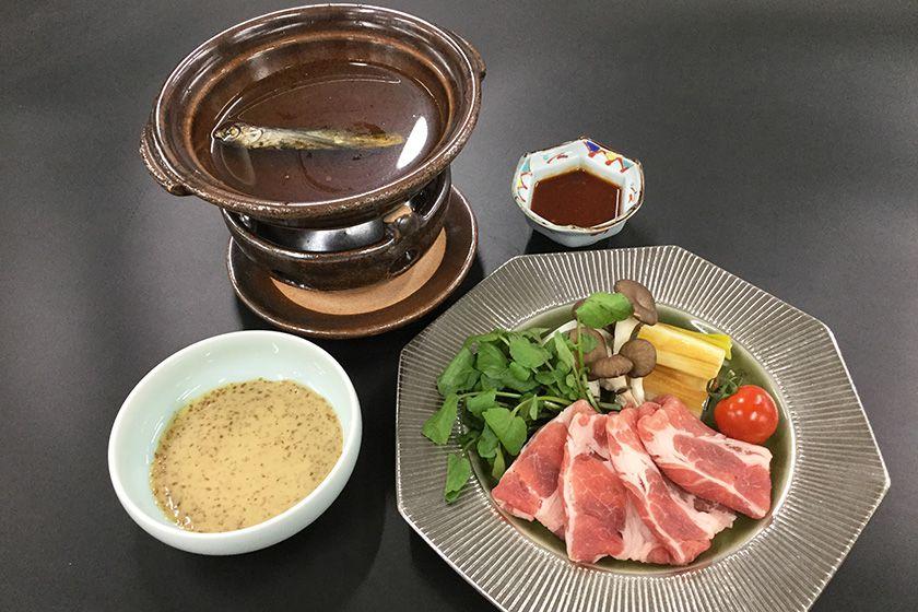 【会席スタンダード】海鮮会席プラン　県産豚アゴ出汁鍋　島原素麺≪6～8月≫