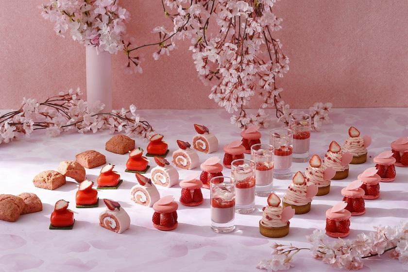 [Seasonal Afternoon Tea Plan] Limited to 3 rooms per day! Strawberry x Cherry Blossom Spring Blossom Afternoon Tea