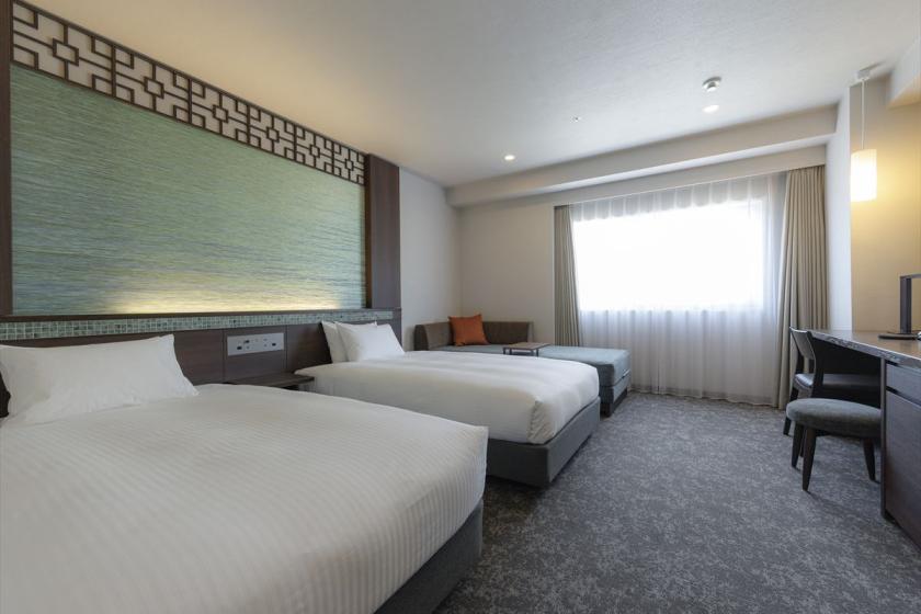 Superior twin room for 2 people, 25 square meters, bed width 120 cm