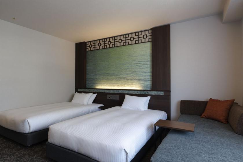 Superior twin room for 2 people, 25 square meters, bed width 120 cm