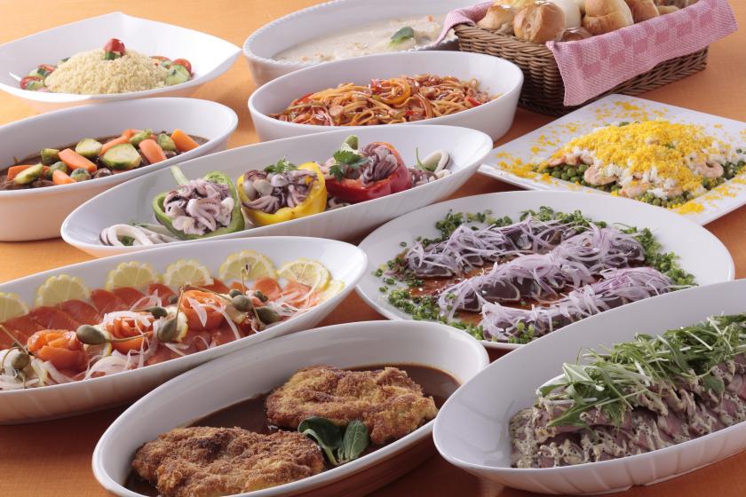 【ディナービュッフェ】GWやお盆は「レストラン ザ・ガーデン」で洋食ビュッフェを満喫。夕朝食付き