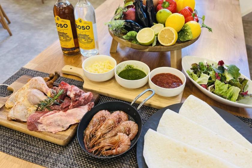 【今夏限定！】カリビアンBBQプラン ~ BOSO Rhumのウェルカムドリンク付き ~（夕朝食付き）