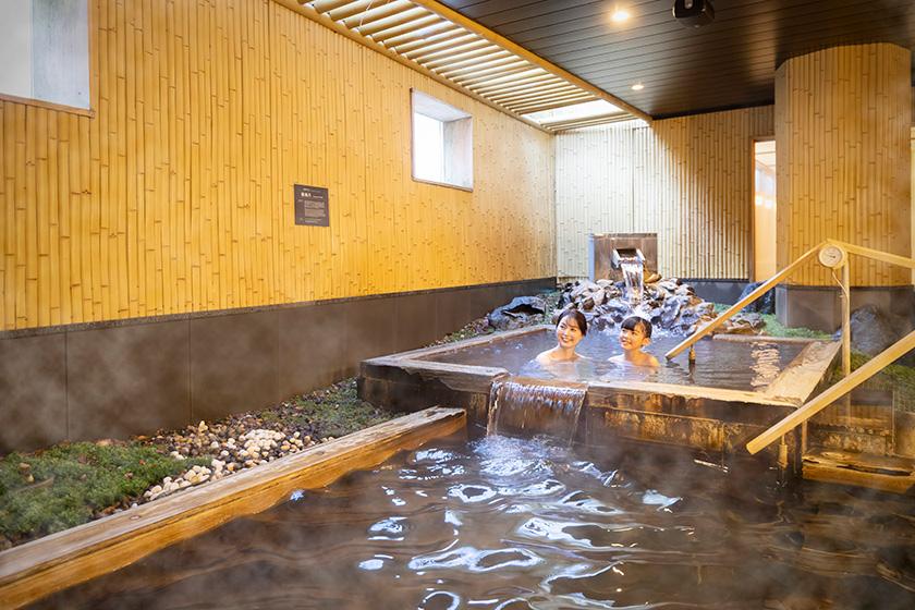 【1泊2食付】館内湯めぐりが楽しめる温泉ホテル 基本バイキングプラン