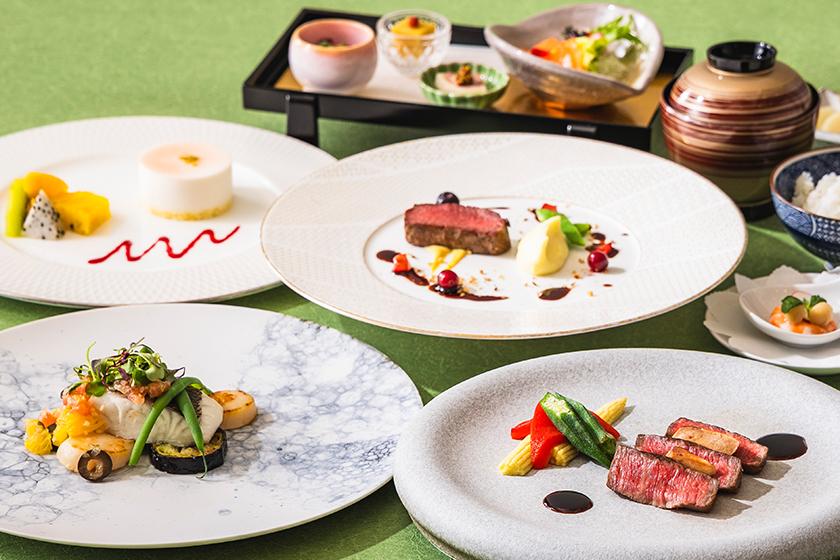 ★【お箸で食べるフレンチ】「水音」＋1ドリンク（6月1日～）