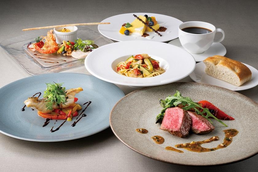 【夏ディナー6/1～8/31】選べるパスタ＋魚料理＋選べるグリル料理のコース「ヴィアッジョ」