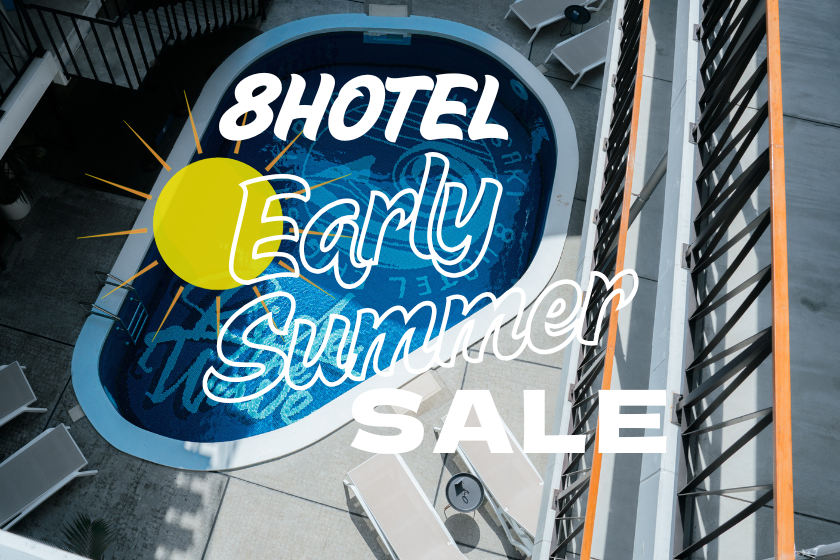 【Early summer SALE】ひと足早く、夏の8HOTEL CHIGASAKIへ【期間限定】
