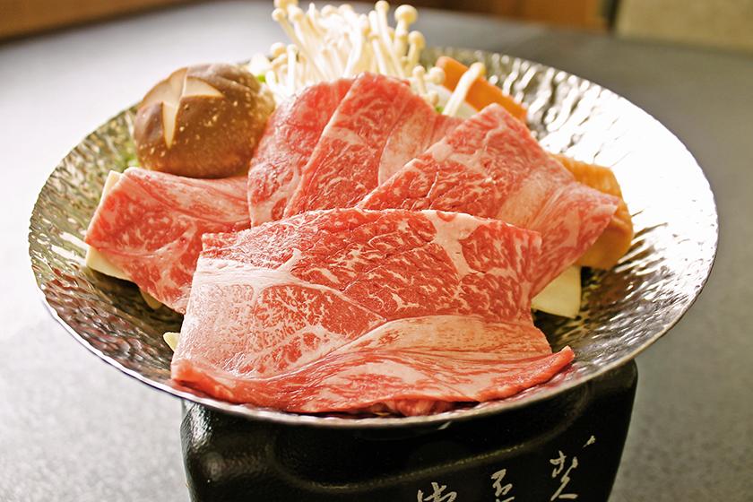 ＜活き鮑の踊り焼き・牛すき鍋・鮮魚六種盛り＞贅を尽くす夏の味覚会席「華やぎ会席」　＜6月～9月＞