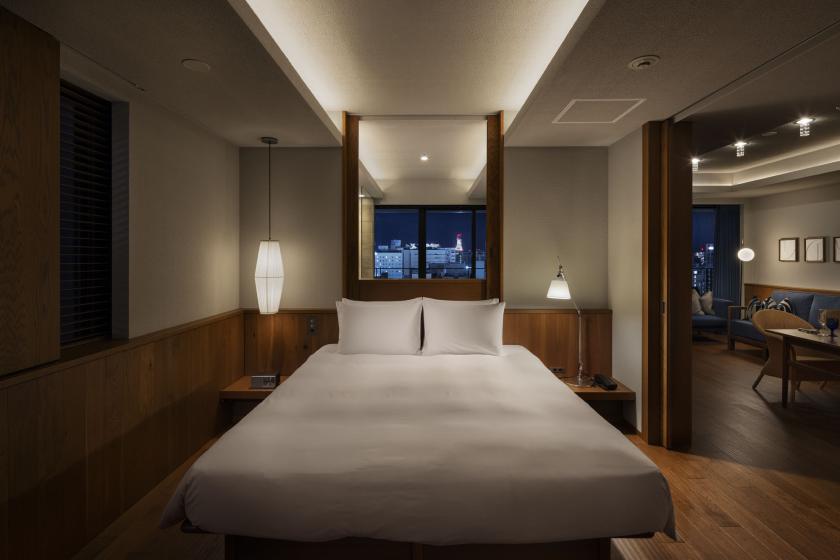 テラス スイート（ラウンジアクセス付き／ミニバーフリー／高層ビューバス／角部屋）