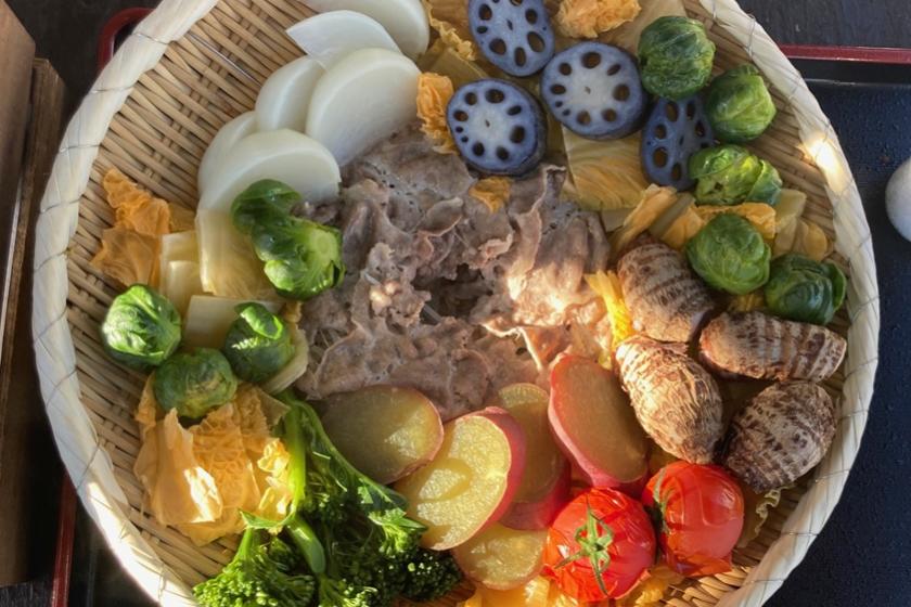 【鉄輪満喫プラン】地獄温泉ミュージアム×地獄めぐり2ヶ所×地獄蒸し体験×鉄輪むし湯×ひょうたん温泉付き★宙館デラックス(海側)★一泊二食ビュッフェ付きプラン(L51)