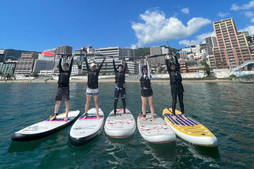 Enjoy the sea of Atami with SUP plan <Breakfast included>