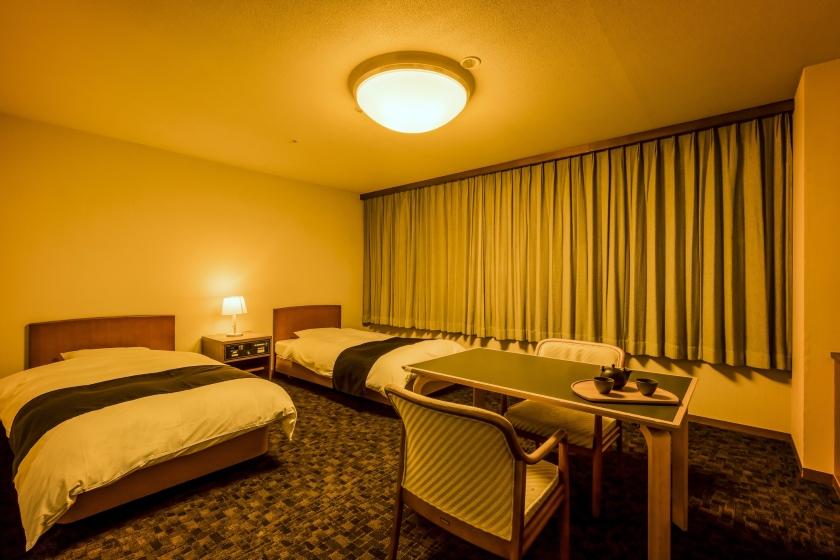 【禁煙】スタンダードツイン 内風呂あり(眺望なし)