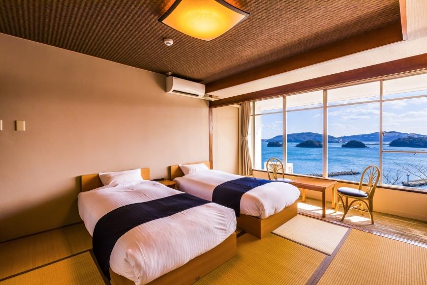 【禁煙】スタンダード和ベッドツイン 内風呂なし