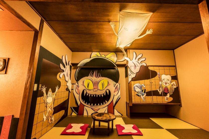【禁煙】ゲゲゲの鬼太郎ルームねこ娘部屋でわいわいお泊り編 内風呂なし