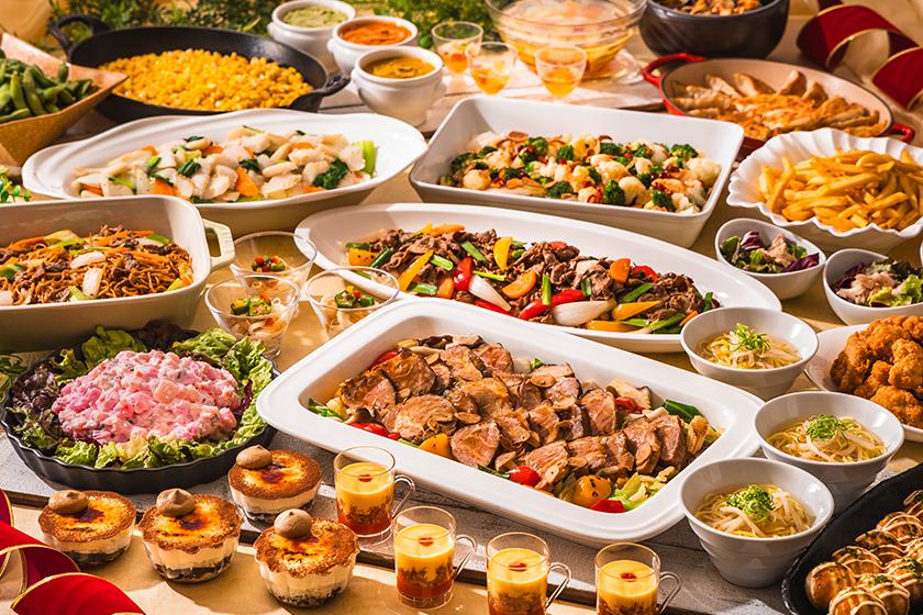 【会員】プールサイドビアガーデン2025【時間無制限】バラエティー豊かなメニューが食べ飲み放題