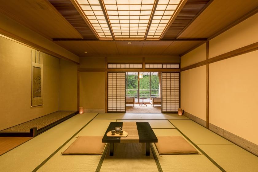 【禁煙】スーペリア露天風呂付和室2間7名定員 内風呂なし