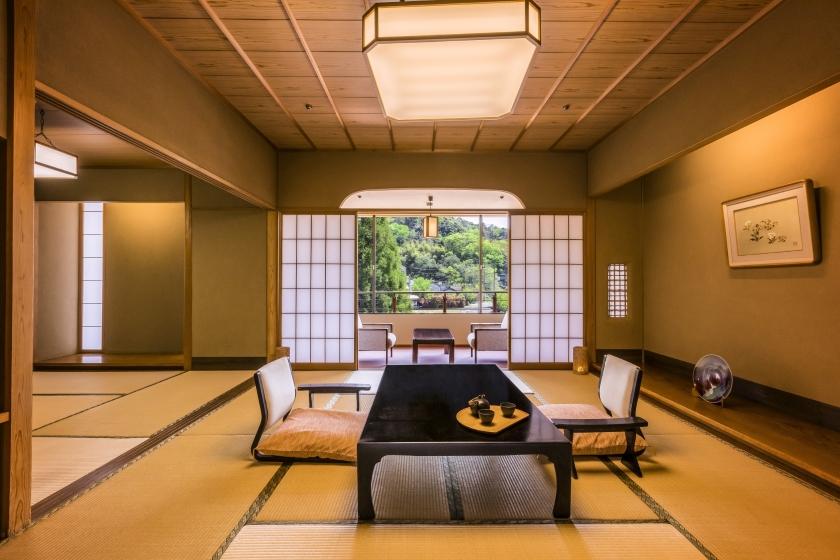 【禁煙】スーペリア和室2間 内風呂あり(緑水苑・シティビュー)