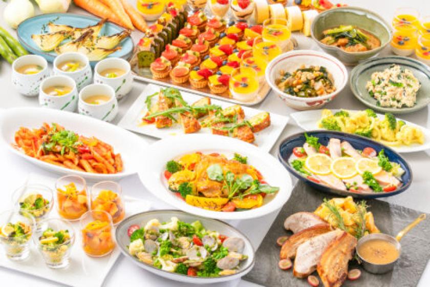 【公式HP直前割】【2食付】5～6月限定！AWAJI ISLANDフェア◆「サントロペ」ディナーブッフェ◆選べるメイン付き♪バラエティ豊かな料理やホテルメイドのデザートを堪能