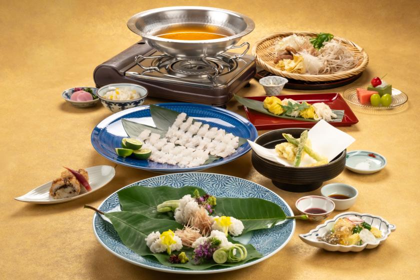『世界遺産に一番近い門前宿で、ととのう夏旅』～法隆寺門前・夏のしずけさと文化体験ステイ～夏限定☆鱧の出ししゃぶコース付プラン【夕朝食付】