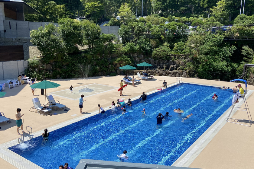 【夏休みファミリープラン】<ビュッフェ夕食/前半>食べ放題・飲み放題付き　「ユネッサン・森の湯」も「プール」も「謎解き」も「じゃんけん」も「ハワイアン」も満喫　～1泊2食付き ～
