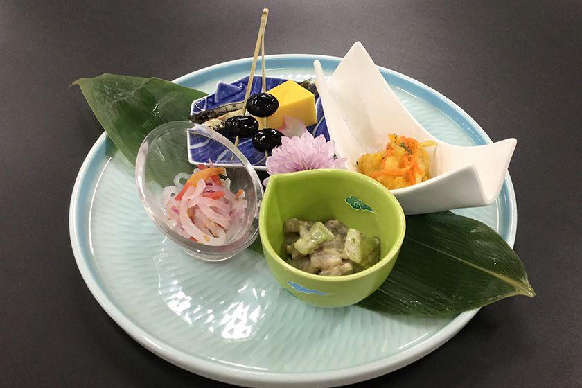 【会席スタンダード】海鮮会席プラン　県産豚柚子味噌鍋　近海産アジフライ≪9～11月≫