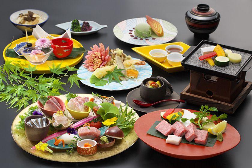 【会席最上級】特鮮会席プラン　新鮮魚介七種　長崎和牛　鮑と秋味の茶碗蒸し≪9～11月≫