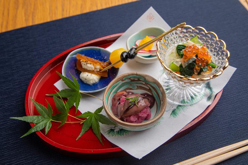 【鎌倉ホテルディナー】拘りの空間で、地元産の食材を愉しむ和モダンディナー【朝食無料】