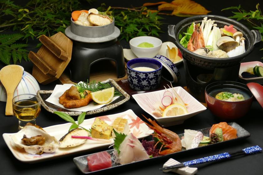 【お料理グレードアップ】×【会場食】当館人気No.1■瀬戸の宴・竹プラン■