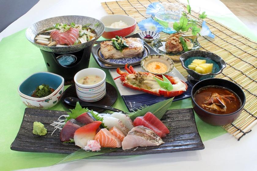 【事前WEB決済限定】行列ができる海鮮料理店「平の屋」の海鮮料理を満喫♪朝夕2食付きロボットホテル宿泊プラン☆【夏】