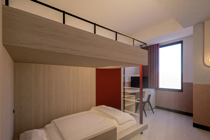 Loft bed [Non-smoking]