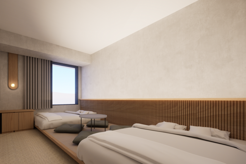 Japanese modern twin room [non-smoking]
